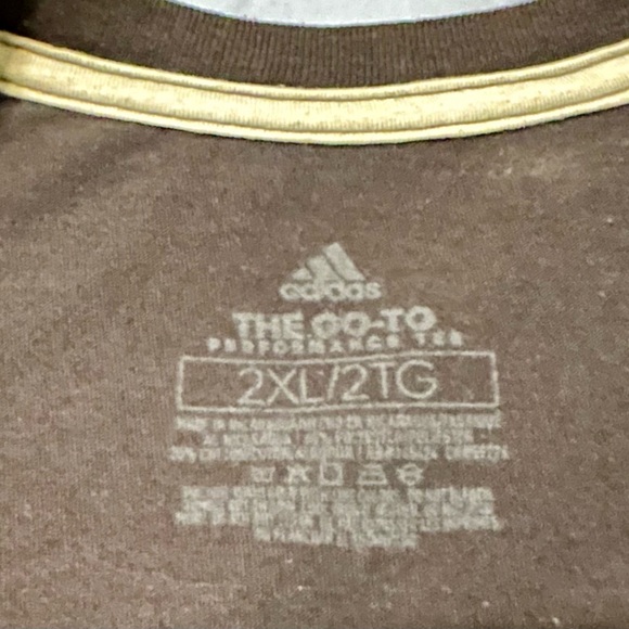 Adidas three stripe life The Go-To Performance Tee men’s t-shirt black 2xl - Picture 9 of 9